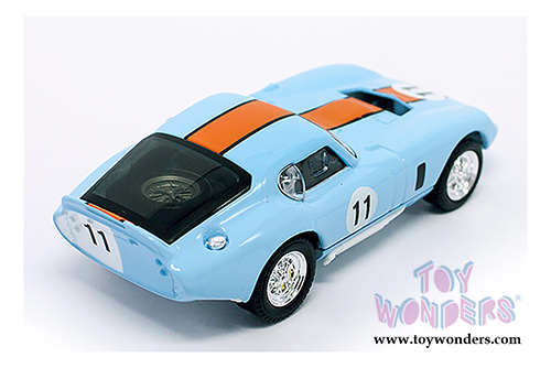 Lucky Road Signature - Shelby Cobra Daytona Coupe Hardtop #11 (1965, 1/43 scale diecast model car, Light Blue) 94242LBU