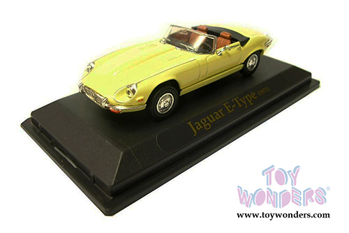 Yatming Road Signature - Jaguar E-Type Convertible (1971, 1/43 scale diecast model car, Green) 94244YL
