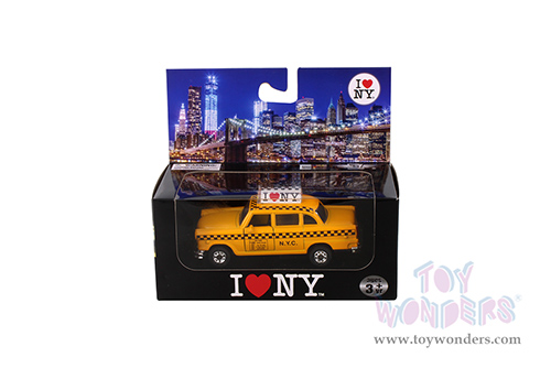 Showcasts® Collectibles - I Love New York Yellow Taxi Cab (4.5") 9589W-ILNY