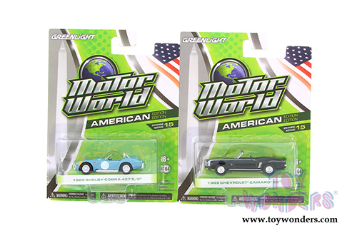 Greenlight - Motor World Series 15 (1/64 scale diecast model car, Asstd.) 96150/48