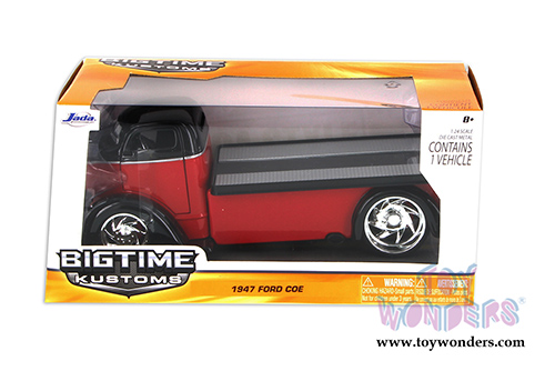 Jada Toys Bigtime Kustoms - Ford COE Flatbed  (1947, 1/24 scale diecast model car, Asstd.) 96959