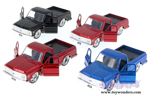 Jada Toys Just Trucks - 1972 Chevy Cheyenne Pickup (1972, 1/32 scale diecast model car, Asstd.) 97009