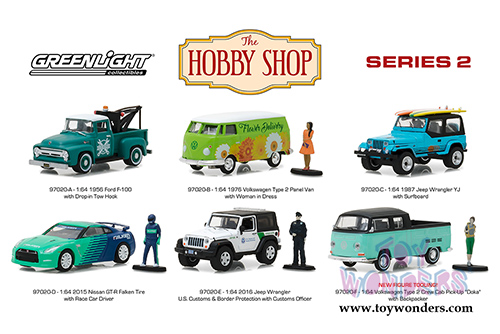 Greenlight - The Hobby Shop Series 2 (1/64 scale diecast model car, Asstd.) 97020/48
