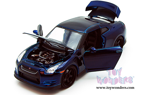 Jada Toys Fast & Furious - Brian's Nissan GT-R Hard Top (2009, 1/18 scale diecast model car, Blue) 97035
