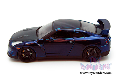 Jada Toys Fast & Furious - Brian's Nissan GT-R Hard Top (2009, 1/18 scale diecast model car, Blue) 97035