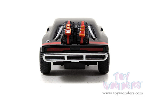 Jada Toys Fast & Furious - Dom's Dodge Charger Off Road Hard Top (1970, 1/32 scale diecast model car, Black) 97040