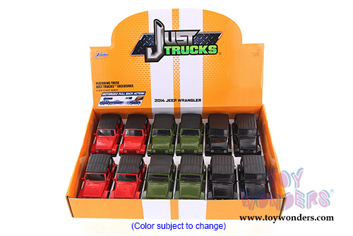 Jada Toys Just Trucks - Jeep Wrangler (2014, 1/32 scale diecast model car, Asstd.) 97053