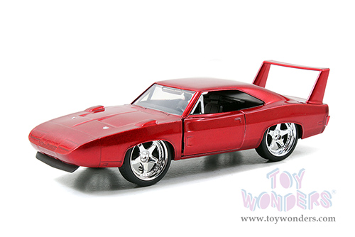 Jada Toys Fast & Furious - Dodge Charger Daytona Hard Top (1969, 1/32 scale diecast model car, Red) 97086