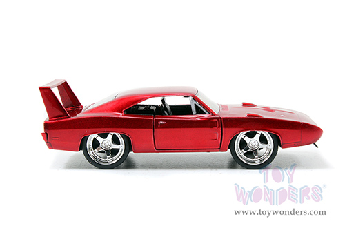 Jada Toys Fast & Furious - Dodge Charger Daytona Hard Top (1969, 1/32 scale diecast model car, Red) 97086