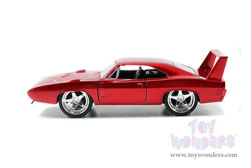 Jada Toys Fast & Furious - Dodge Charger Daytona Hard Top (1969, 1/32 scale diecast model car, Red) 97086