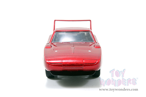 Jada Toys Fast & Furious - Dodge Charger Daytona Hard Top (1969, 1/32 scale diecast model car, Red) 97086