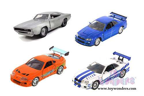 Jada Toys Fast & Furious - Wave 3 Assortment (1/32 scale diecast model car, Asstd.) 97110-W3