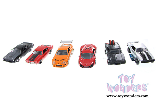 Jada Toys Fast & Furious - Wave 4 Assortment (1/32 scale diecast model car, Asstd.) 97110-W4