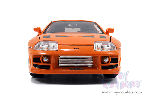 Jada Toys Fast & Furious - Brian's Toyota Supra Open Top (1/24 scale diecast model car, Orange) 97168/4