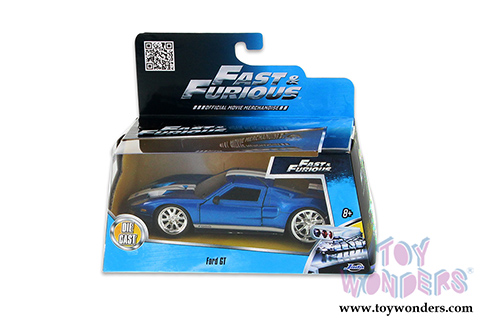 Jada Toys Fast & Furious - Ford GT Hard Top (2005, 1/32 scale diecast model car, Blue) 97204