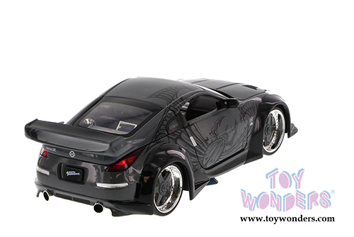 Jada Toys Fast & Furious - D.K.'s Nissan 350Z Hardtop (1/24 scale diecast model car, Gray) 97219