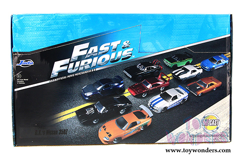 Jada Toys Fast & Furious - D.K.'s Nissan 350Z Hardtop (1/24 scale diecast model car, Gray) 97219