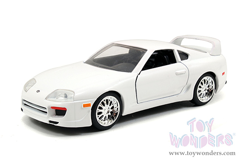 Jada Toys Fast & Furious - Brian's Toyota Supra Hard Top (1/32 scale diecast model car, White) 97346