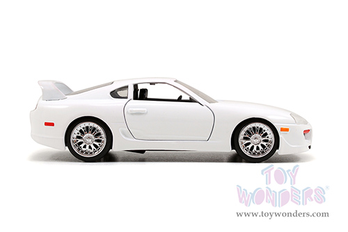 Jada Toys Fast & Furious - Brian's Toyota Supra Hard Top (1/32 scale diecast model car, White) 97346