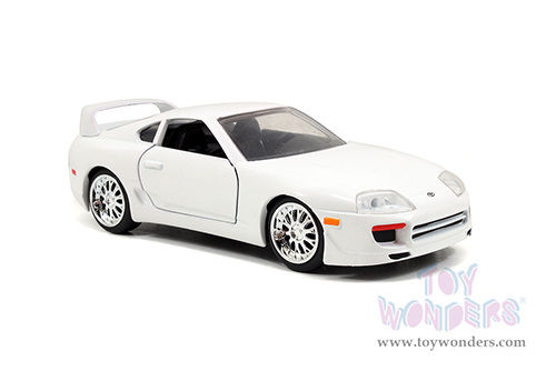 Jada Toys Fast & Furious - Brian's Toyota Supra Hard Top (1/32 scale diecast model car, White) 97346