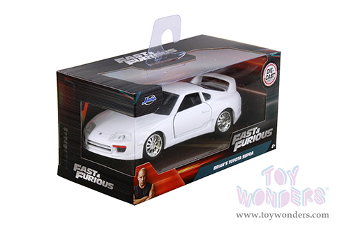 Jada Toys Fast & Furious - Brian's Toyota Supra Hard Top (1/32 scale diecast model car, White) 97346