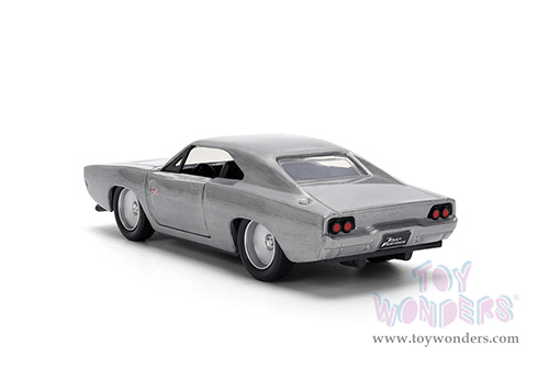 Jada Toys Fast & Furious - Dom's Dodge Charger R/T Hardtop (1/32 scale diecast model car, Bare Metal) 97350