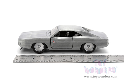 Jada Toys Fast & Furious - Dom's Dodge Charger R/T Hardtop (1/32 scale diecast model car, Bare Metal) 97350