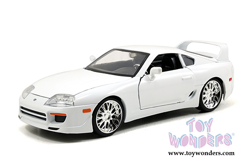 Jada Toys Fast & Furious - Brian's Toyota Supra Hard Top (1995, 1/24 scale diecast model car, White) 97371
