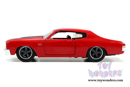 Jada Toys Fast & Furious - Dom's Chevy&reg; Chevelle&reg; SS Hard Top (1/32 scale diecast model car, Red) 97380