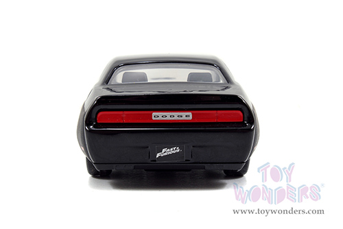 Jada Toys Fast & Furious - Dom's Dodge Challenger ST8 Hard Top (1/32 scale diecast model car, Black) 97384
