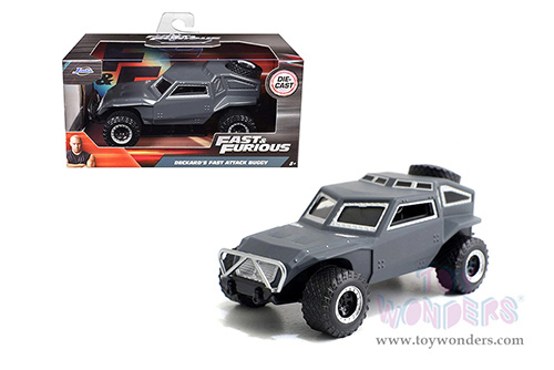Jada Toys Fast & Furious - Deckard's Fast Attack Buggy  (1/32 scale diecast model car, Gray) 97387