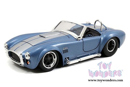 Jada Toys Bigtime Muscle - Shelby Cobra 427 S/C Convertible (1965, 1/24 scale diecast model car, Asstd.) 97403