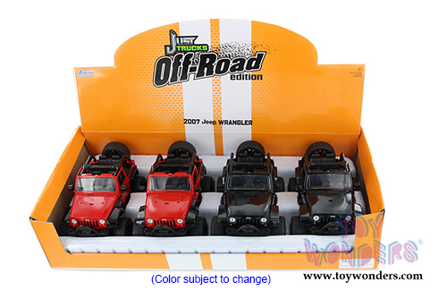 Jada Toys Just Trucks - Jeep Wrangler Off Road Edition (2007, 1/24 scale diecast model car, Asstd.) 97448