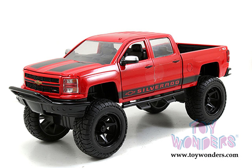 Jada Toys Just Trucks - 2014 Chevy Silverado Pick-up (2014, 1/24 scale diecast model car, Asstd.) 97476