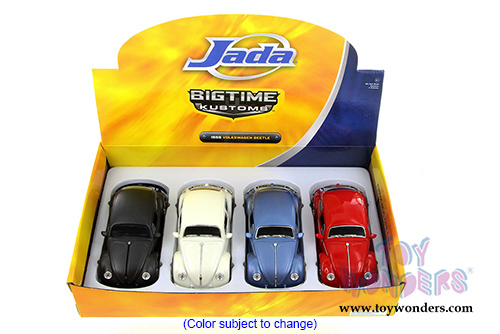Jada Toys Bigtime Kustoms - Volkswagen Beetle Hardtop (1959, 1/24 scale diecast model car, Asstd.) 97494LJ