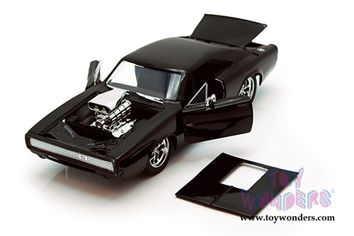 Jada Toys Fast & Furious - Twin Pack - Dom's Dodge Charger and Brian's Toyota Supra Open Top (1/24 scale diecast model car, Asstd.) 97503