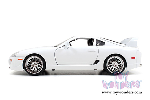 Jada Toys Fast & Furious - Brian's Toyota Supra Hard Top (1/18 scale diecast model car, White) 97509W
