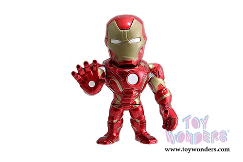 Jada Toys - Metals Die Cast | Captain America: Civil War - Iron Man Figure (4" diecast model toy, Red/Gold) 97557