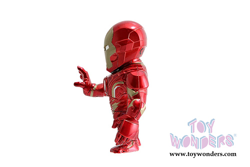 Jada Toys - Metals Die Cast | Captain America: Civil War - Iron Man Figure (4" diecast model toy, Red/Gold) 97557