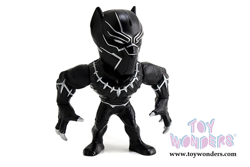 Jada Toys - Metals Die Cast | Captain America: Civil War - Black Panther Figure (4" diecast model toy, Black) 97560