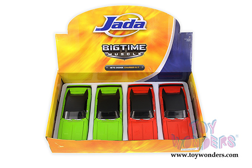 Jada Toys Bigtime Muscle - Dodge Charger R/T Hardtop (1970, 1/24 scale diecast model car, Asstd.) 97594DP1