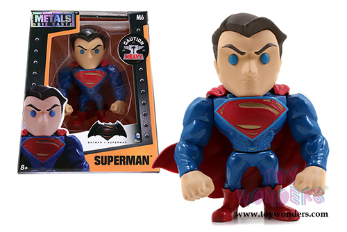 Jada Toys - Metals Die Cast | Batman v Superman - Superman Alternate Version Figure (4" diecast model toy, Blue) 97665