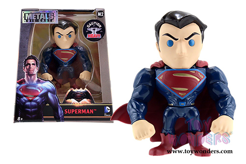 Jada Toys - Metals Die Cast | Batman v Superman - Superman Figure (4" diecast model toy, Blue) 97669