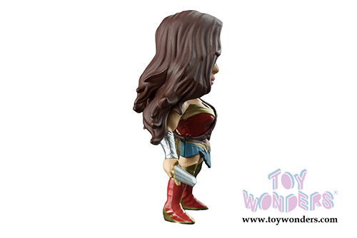 Jada Toys - Metals Die Cast | Batman v Superman - Wonder Woman Figure (4" diecast model toy, Red) 97671