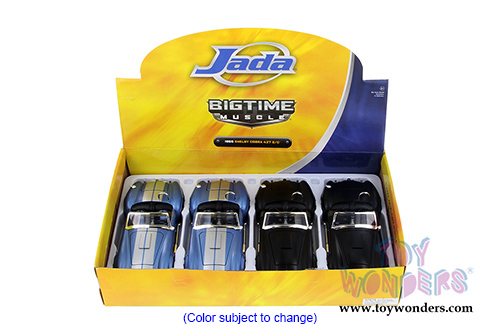 Jada Toys Bigtime Muscle - Shelby Cobra 427 S/C Convertible (1965, 1/24 scale diecast model car, Asstd.) 97674PD