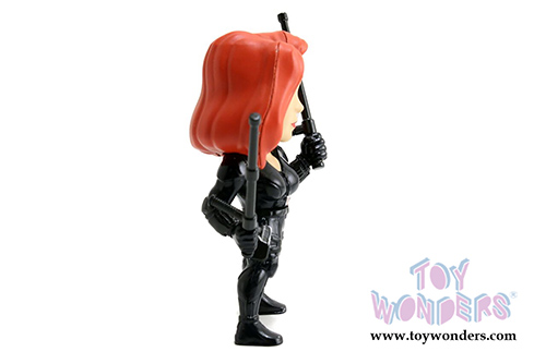 Jada Toys - Metals Die Cast | Captain America: Civil War - Black Widow Figure (4" diecast model toy, Black) 97680