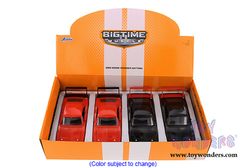Jada Toys Bigtime Muscle - Dodge Charger Daytona Hardtop (1969, 1/24 scale diecast model car, Asstd.) 97683HT