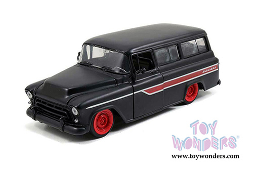 Jada Toys Just Trucks - Chevrolet&reg; Suburban (1957, 1/24 scale diecast model car, Primer Black) 97686/4