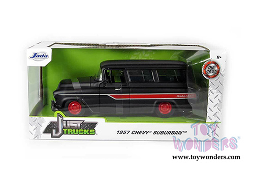 Jada Toys Just Trucks - Chevrolet&reg; Suburban (1957, 1/24 scale diecast model car, Primer Black) 97686/4