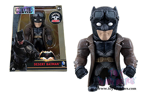 Jada Toys - Metals Die Cast | Batman v Superman - Desert Batman Figure (4" diecast model toy, Grey/Brown) 97708